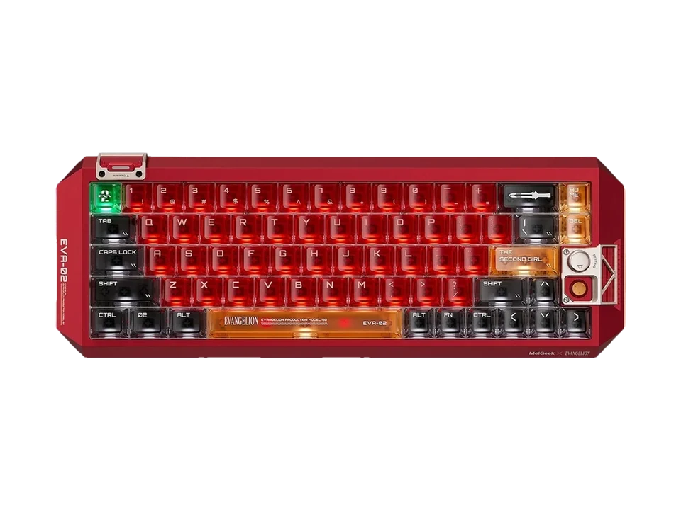 MelGeek × EVANGELION Centauri60 Asuka Edition, cor Asuka Langley Edition